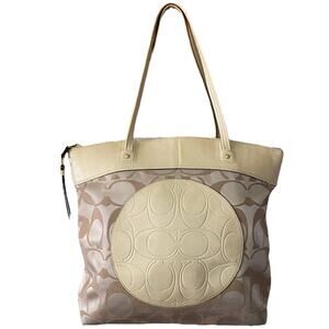Coach Signature CC Laura Purse Tote F18335